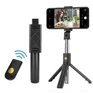 Tripod Selfie Stick with Bluetooth Remote for Smartphones in Black - Brand New